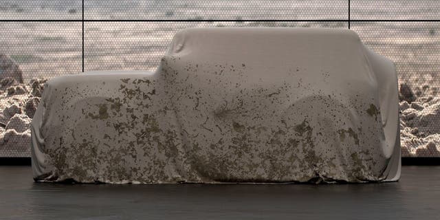 Ford has so-far only released this teaser of the new Bronco's shape.