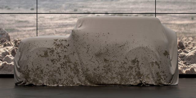 Ford has so-far only released this teaser of the new Bronco's shape.
