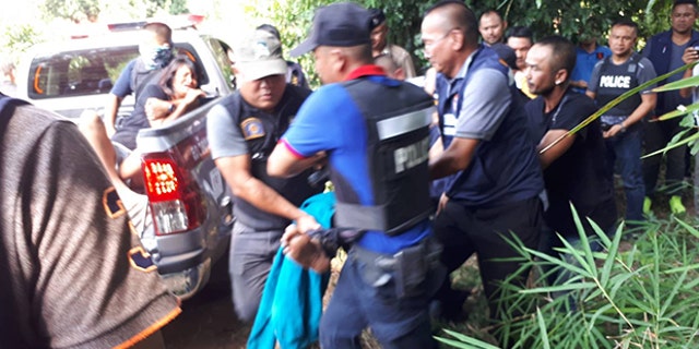 An American fugitive was arrested in Thailand Wednesday after allegedly escaping from a courtroom.