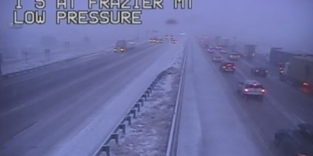 Interstate 5 between the northern California cities of Yreka and Redding experienced blizzard conditions early Wednesday.