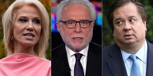 Kellyanne Conway mocked CNNâ€™s Wolf Blitzer for asking about her husband, George Conway.