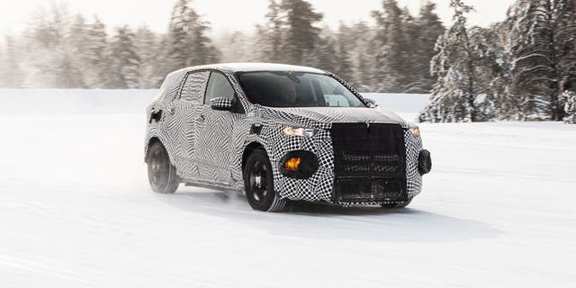 Ford has been using this prototype vehicle to test electric drivetrain components.