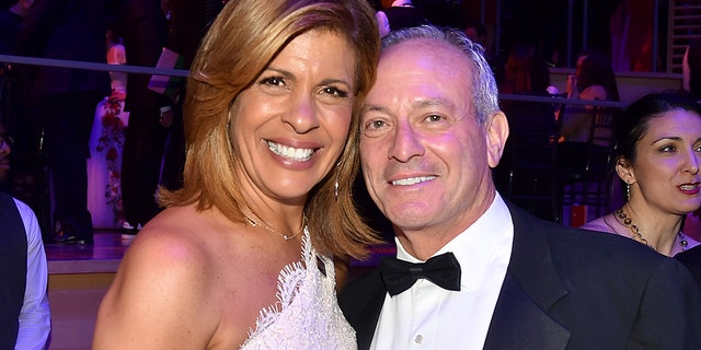 Hoda Kotb and Joel Schiffman attend the 2018 TIME 100 Gala at Jazz at Lincoln Center on April 24, 2018 in New York City. The couple announced their engagement on November 25, 2019.