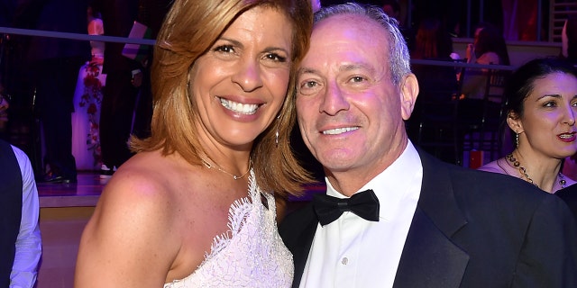 Hoda Kotb and Joel Schiffman attend the 2018 TIME 100 Gala at Jazz at Lincoln Center on April 24, 2018 in New York City. The couple announced their engagement on November 25, 2019.