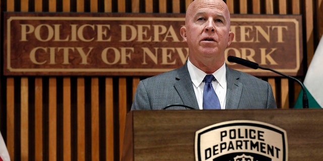 Police Commissioner James P. O'Neill announced his retirement Monday. (AP Photo/Richard Drew)
