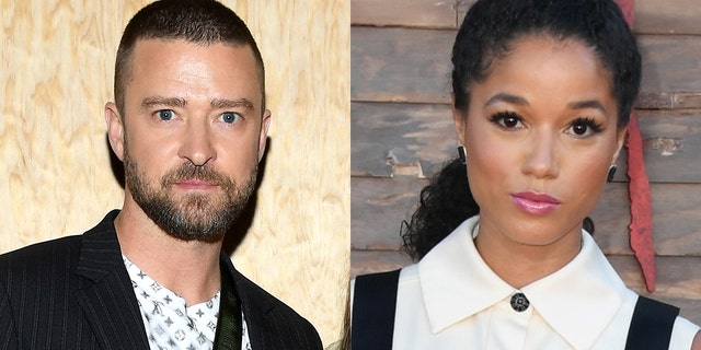 Justin Timberlake, left, and his "Palmer" co-star Alisha Wainwright, right, were spotted holding hands at a New Orleans bar.