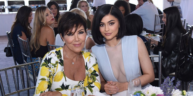 Kris Jenner and Kylie Jenner attend SinfulColors and the Kylie Jenner Announce charitybuzz.com Auction for Anti Bullying July 14, 2016, in Los Angeles.