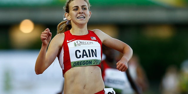 Mary Cain of the U.S. runs during the 3000m final during day three of the IAAF World Junior Championships at Hayward Field on July 24, 2014 in Eugene, Oregon.