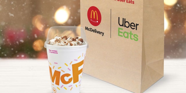 The frosty treat features the chain’s classic vanilla soft serve swirled with sweet cinnamon cookie crumbles, and is exclusively available through Uber Eats until Nov. 17.