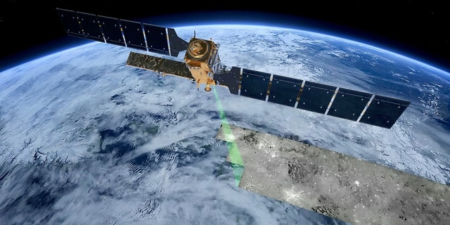 Satellites such as Sentinel-1 and ALOS-2 carry advanced synthetic aperture radars that can provide data to map changing land cover, ground deformation, ice shelves and glaciers and can be used to help emergency response when disasters such as floods strike. (Credit: SWNS)
