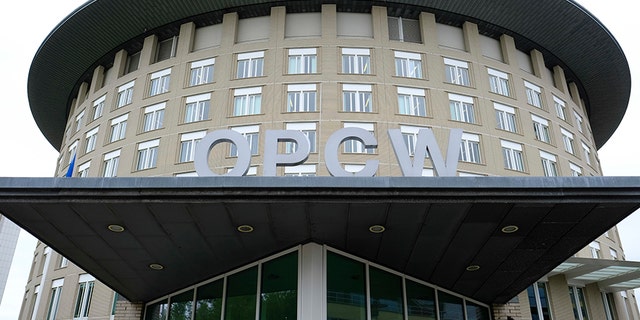 The headquarters of the Organization for the Prohibition of Chemical Weapons in The Hague, Netherlands. (AP/File)