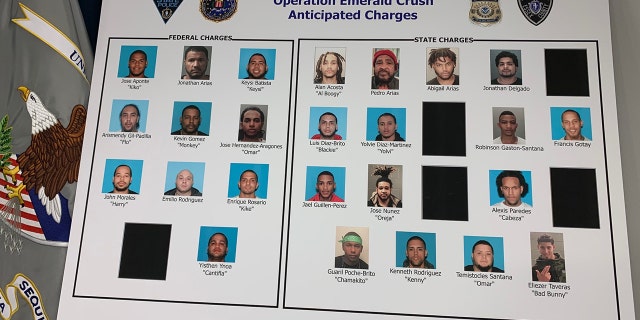 Thirty-two individuals were arrested in a takedown in Lawrence, Mass., targeting the violent Trinitarios street gang from New York City,