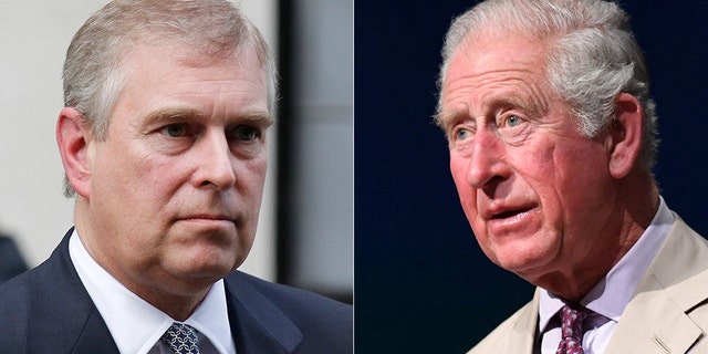 According to one royal expert, Prince Andrew's older brother Prince Charles (right) was actively involved in the royal stepping back from his formal duties.