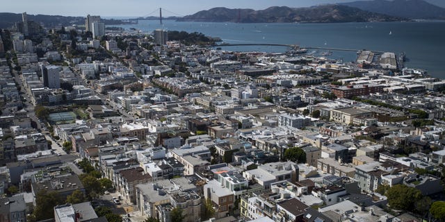 Residential buildings are seen in San Francisco, California, U.S., on Thursday, Sept. 12, 2019. California lawmakers enacted a statewide rent cap on Wednesday covering millions of tenants, the biggest step yet in a surge of initiatives to address an affordable-housing crunch nationwide. Photographer: David Paul Morris/Bloomberg via Getty Images