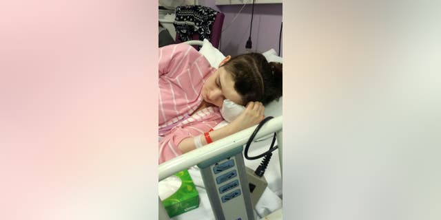 Steph Blake in the hospital recovering.