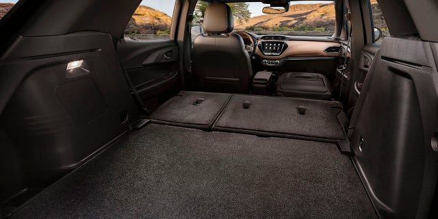 The Trailblazer features a fold-down fron passenger seat and can accommodate 8.5-foot-long items inside.