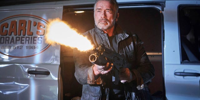 This image released by Paramount Pictures shows Arnold Schwarzenegger in