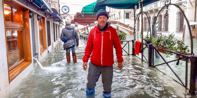 Richard Williams and his partner Elizabeth Dale planned to meet in Venice for a short getaway — amid the worst flooding the historic Italian city has seen in more than 50 years.