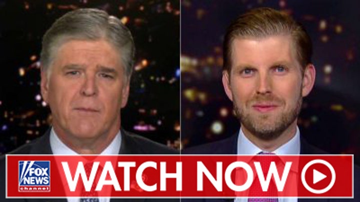 Eric Trump reacts to criticisms of the president