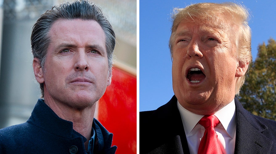 Trump Criticizes California Gov. Newsom Over Handling Of Wildfires ...