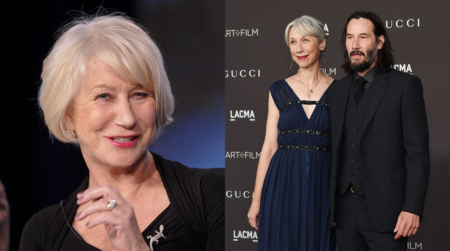 Keanu Reeves Girlfriend Alexandra Grant Confused With Helen Mirren   Mirren Keanu Split 