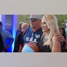 Lahren posed with Fox Nation fans.