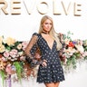 Paris Hilton attends the Revolve Awards with Ruffino Prosecco on November 15 in Los Angeles. The heiress stunned in a polka dot mini-dress with sheer sleeves.