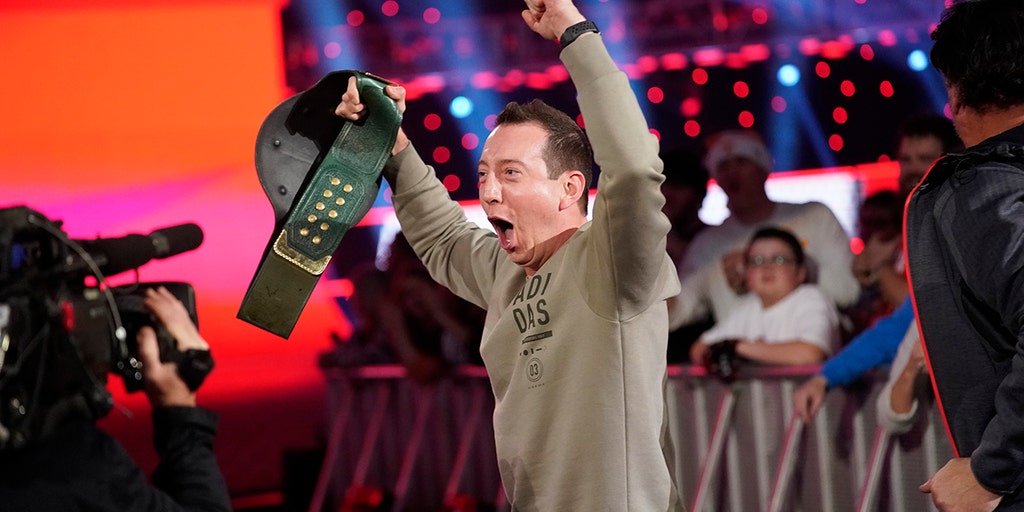 NASCAR champion Kyle Busch steals WWE 24/7 title from R-Truth with bodyslam