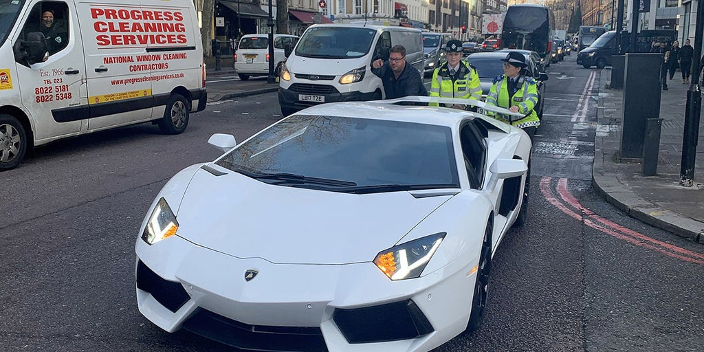 lamborghini push car