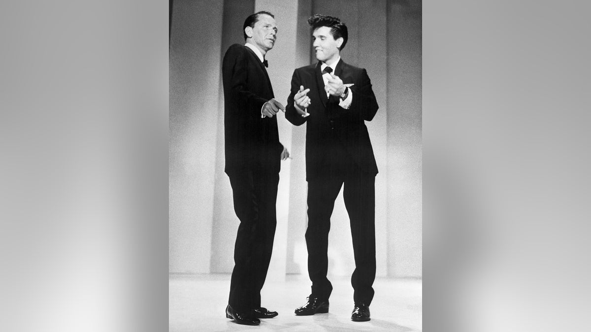 Frank Sinatra hated rock ‘n ‘roll, but when Elvis returned from the Army, Frank gave him a welcome-home party on his ABC-TV special.