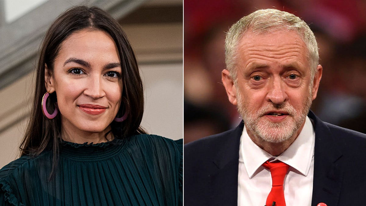 Rep. Alexandria Ocasio-Cortez faced criticism for a tweet backing Jeremy Corbyn's Labour Party in the U.K.