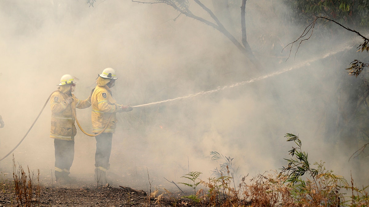 High temperatures and strong winds have been fanning bushfires around Australia, including more than 100 in New South Wales state.