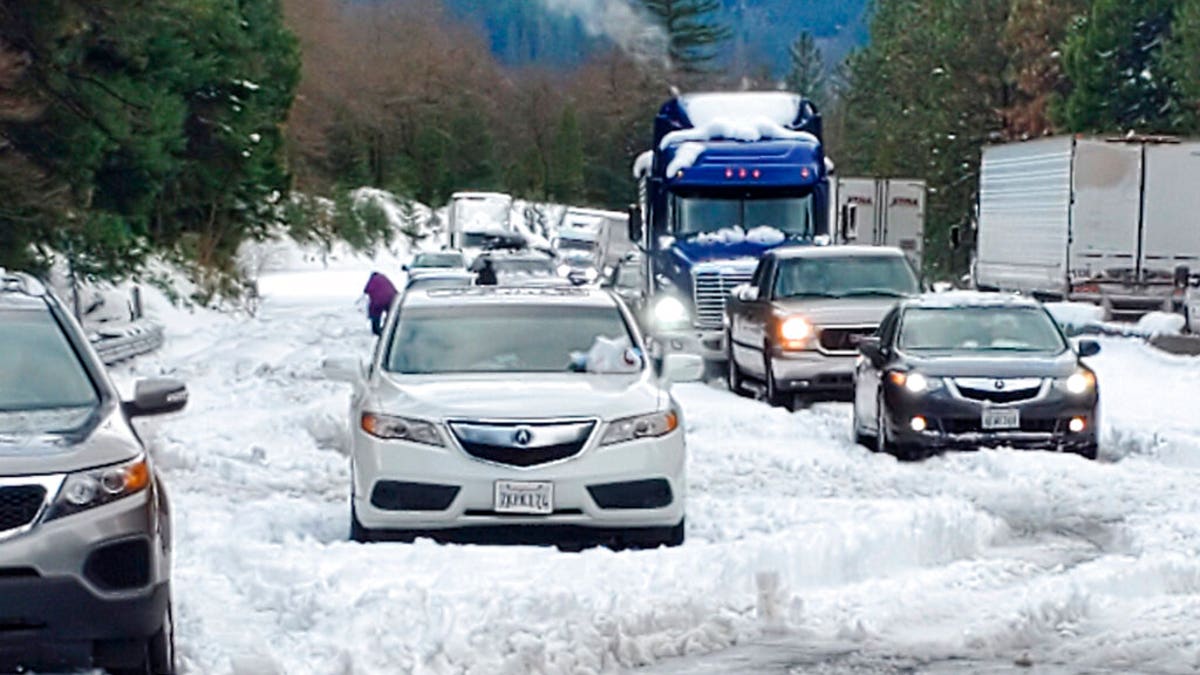 Thanksgiving travel was snarled in some places by two powerful storms. 