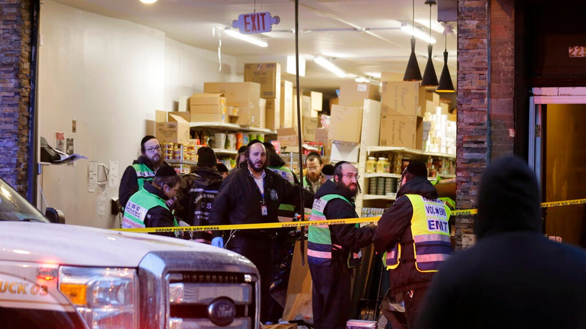 Jersey City Mayor Steven Fulop said gunmen targeted a kosher market Tuesday during a shooting that killed four people, including a police officer.