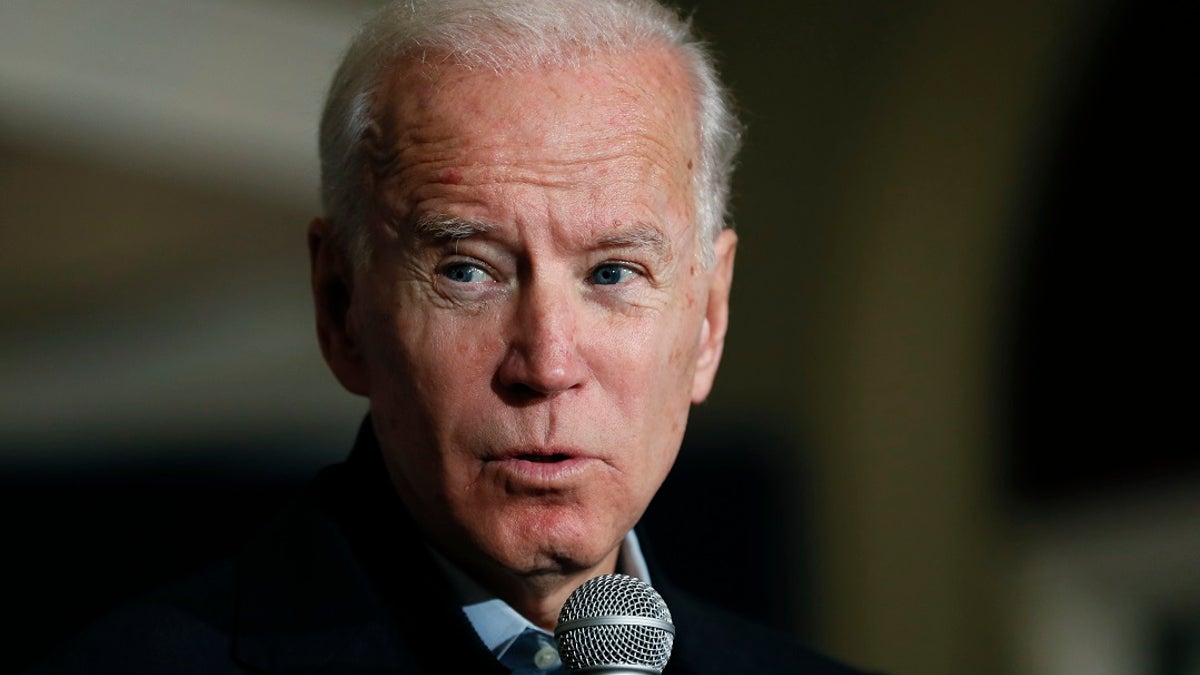 Democratic presidential candidate former Vice President Joe Biden speaks during a community event, Saturday, Dec. 21 in Ottumwa, Iowa. (Associated Press)