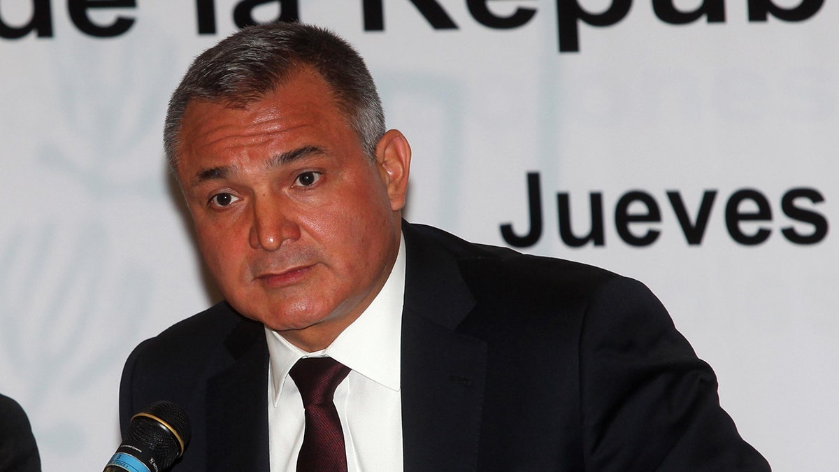 Genaro García Luna when he was Mexico's Secretary of Public Security. (UNIVERSAL/Roberto Armocida/RCC)