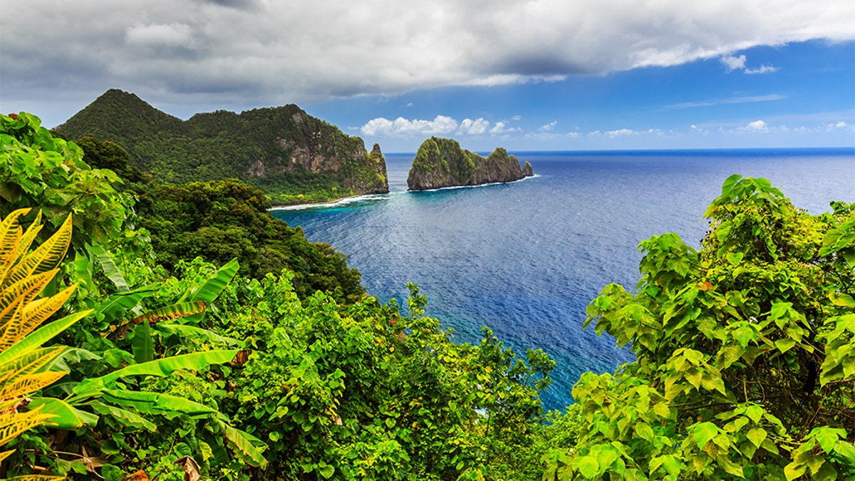 Camel Rock near the village of Lauli'i in Pago Pago, American Samoa. A federal judge in Utah ruled Thursday that people born in American Samoa should be granted birthright citizenship.