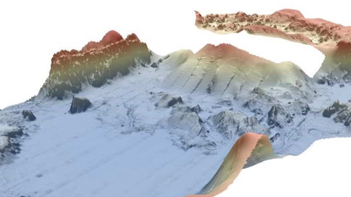 An image of the Anak Krakatau marine landslide.