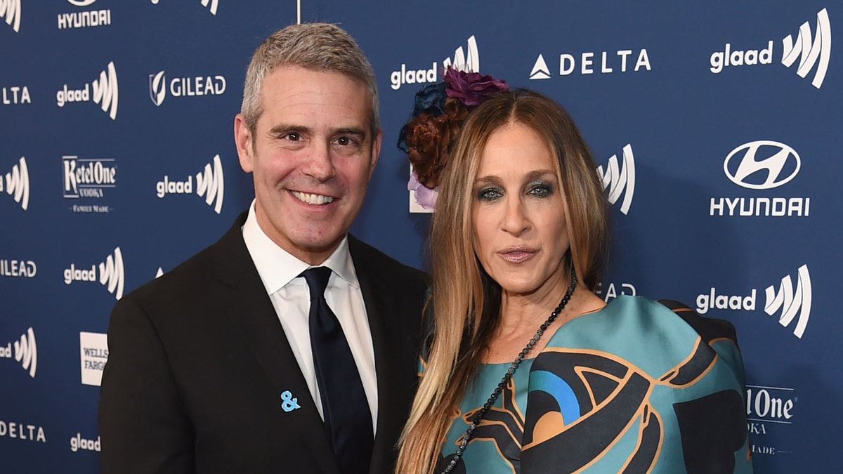 Andy Cohen and Sarah Jessica Parker attend the 30th Annual GLAAD Media Awards New York at New York Hilton Midtown on May 04, 2019 in New York City. 