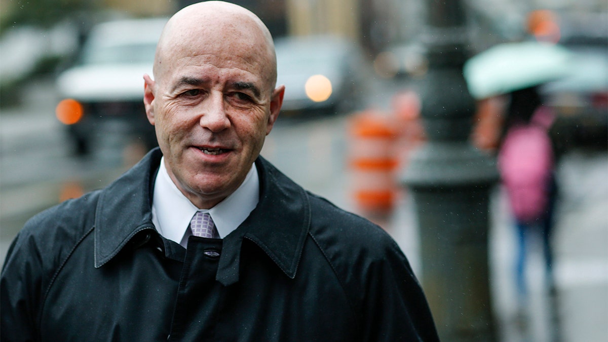 Former New York City Police Commissioner Bernard Kerik arriving at the Manhattan Federal Courthouse in downtown Manhattan, New York, October 16, 2014. 
