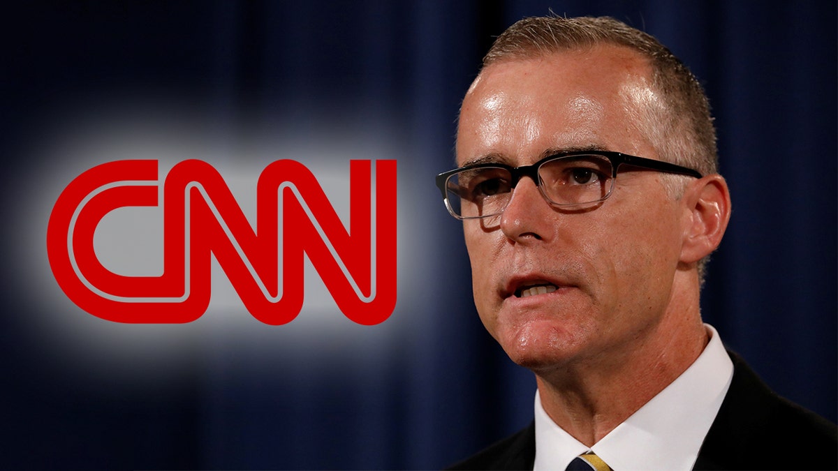 CNN pundit Andrew McCabe apologized for lying to federal investigators concerning a 2016 leak to The Wall Street Journal. (REUTERS)