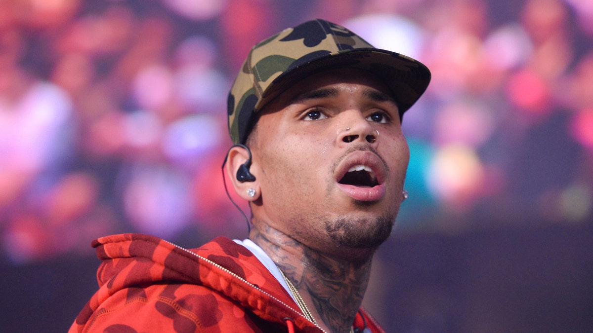 Chris Brown onstage