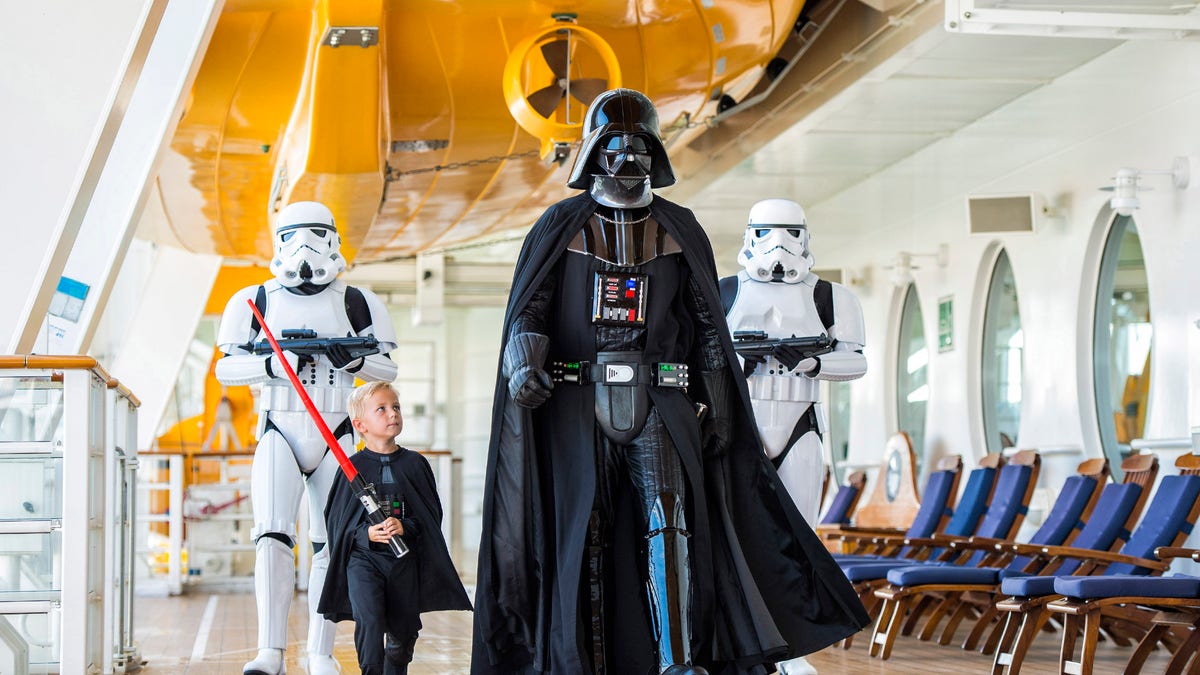 The daylong celebration, dubbed Star Wars Day at Sea, is being offered on offered on nine Disney Fantasy Caribbean sailings between January and March.