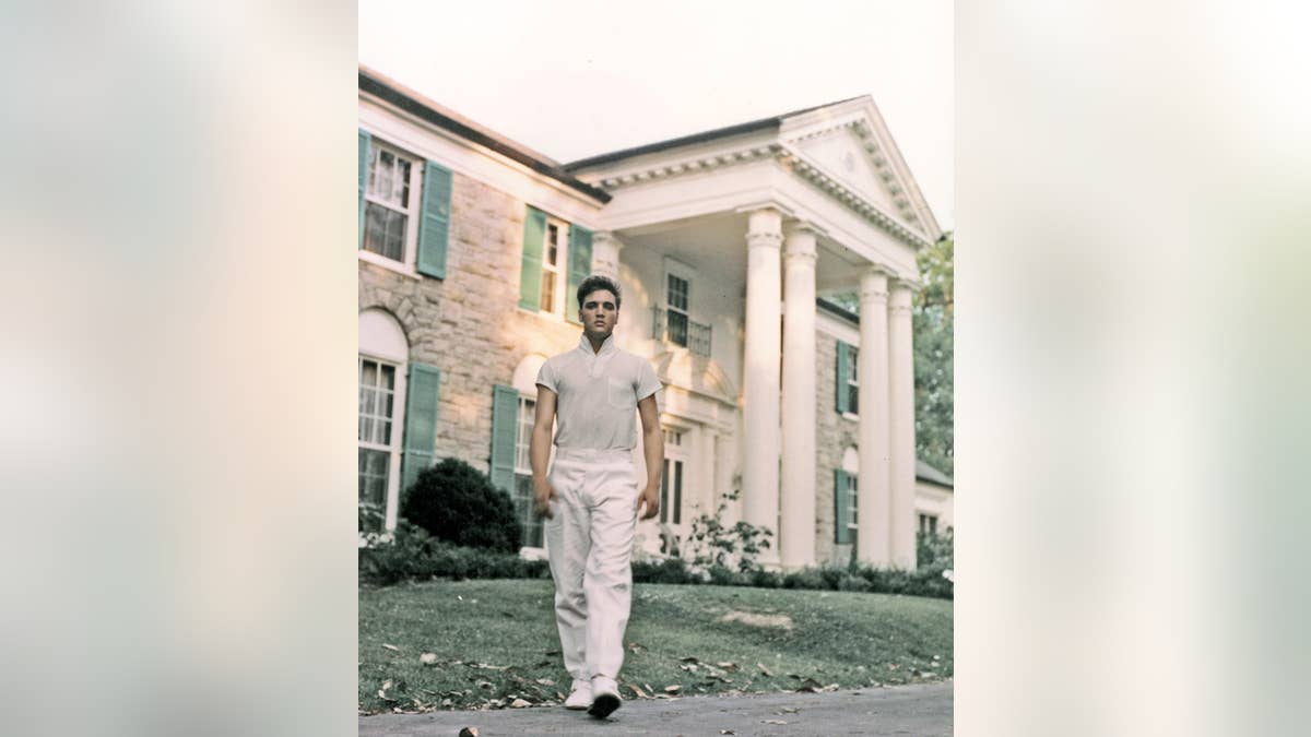 Elvis Presley at home Graceland