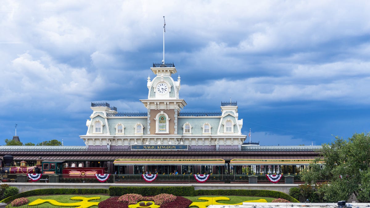 In footage of the incident, which reportedly took place Saturday, a young man is seen standing on stage of the Walt Disney’s Carousel of Progress at the park’s Magic Kingdom.
