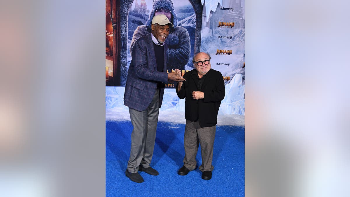 Danny Glover and Danny DeVito star as grandparents in "Jumanji: The Next Level." (Photo by Steve Granitz/WireImage)