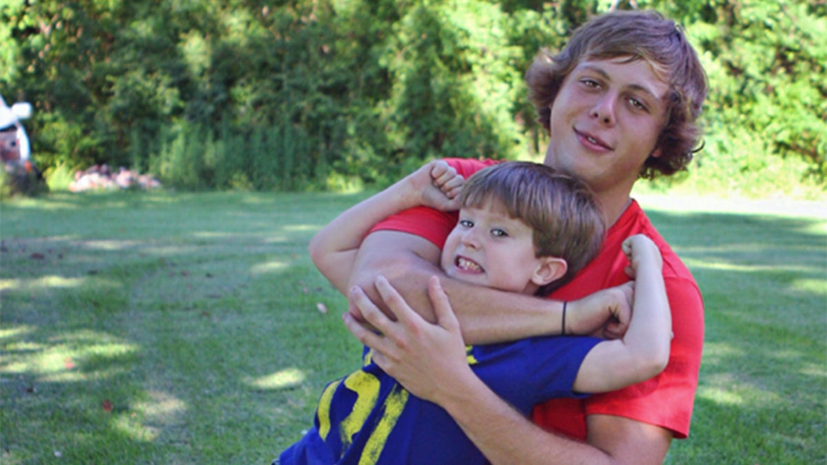 Rae Andreacchio strongly believes her son Christian (wearing red) would have never taken his life.
