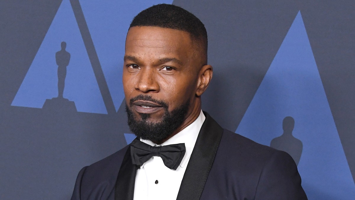 Jamie Foxx at the Oscars