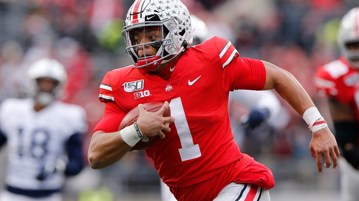 Justin Fields might be on a team's radar next season. (AP Photo/Jay LaPrete, File)
