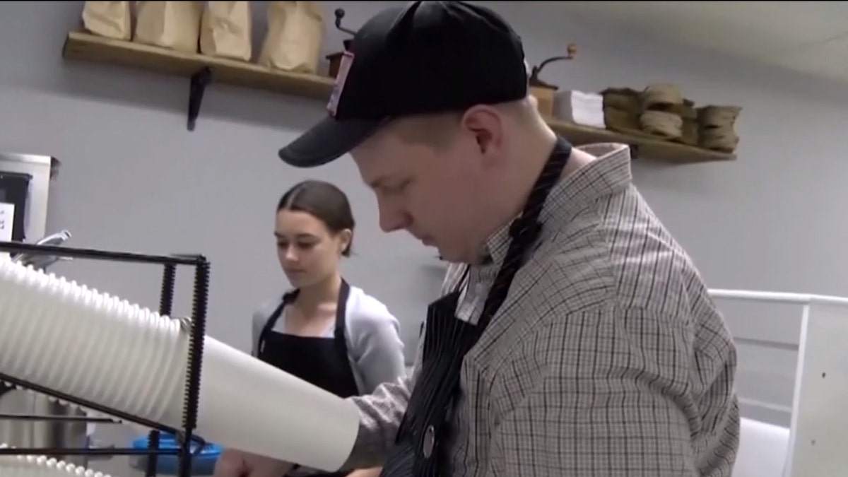 Michael, who only opened his shop a few weeks ago, said he was inspired to become a business owner after facing rejection from employers around his town.